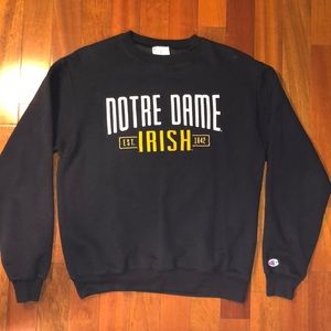 Champion Notre Dame Swearshirt - Vintage - Size M